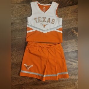 Texas Cheerleader Outfit with Longhorn Logo